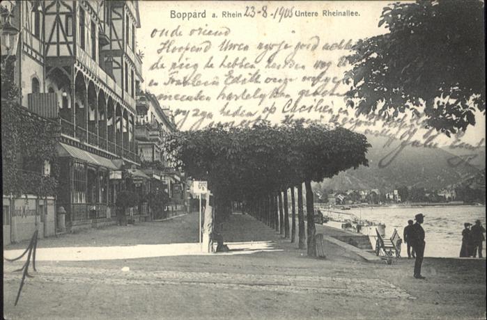 Boppard Rhein Boppard Rheinallee