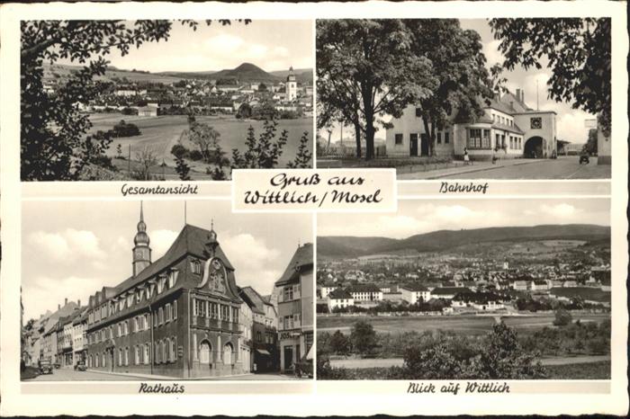 Wittlich Mosel Bahnhof Rathaus