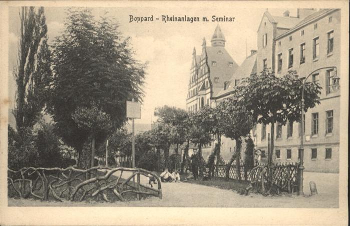 Boppard Rhein Boppard Rheinanlage Seminar