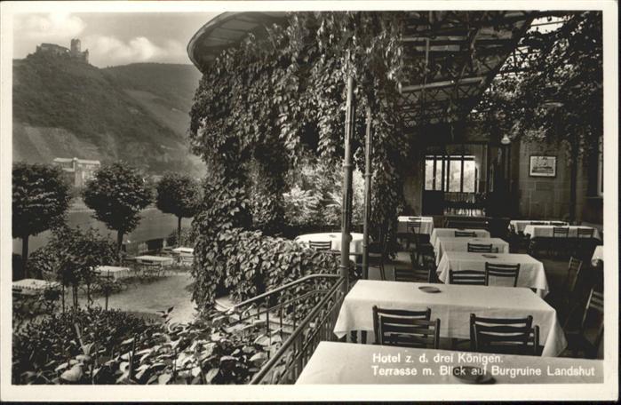 BERNKASTEL-KUES Berncastel Rheinland-Pfalz Mosel Hotel zu den drei Koenigen