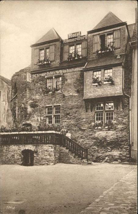 Boppard Rhein Boppard Kirschs Weinhaus Hotel Römerbur