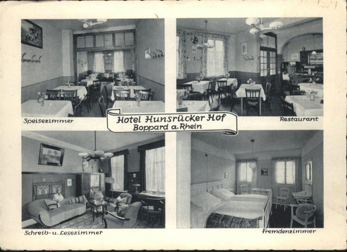 Boppard Rhein Hotel Hunsrücker Hof