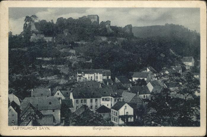 Sayn Burgruinen
