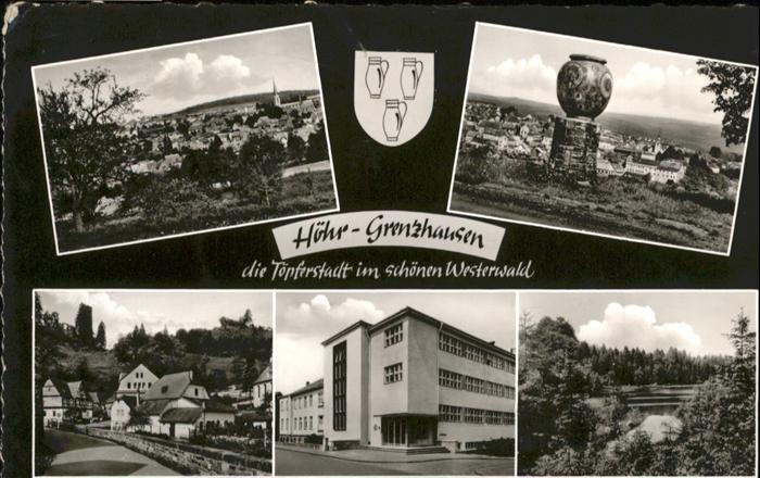 Hoehr-Grenzhausen öpferstadt Westerwald Wappen x