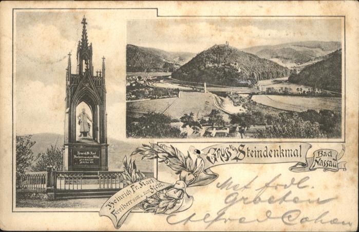 Nassau Lahn Steindenkmal Freiherr vom und zum Stein