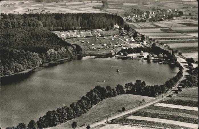 Freilingen Westerwald Postweiher Zeltplatz Bad Fliegeraufnahm