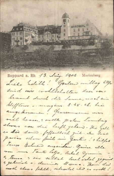 Boppard Rhein Boppard Marienberg