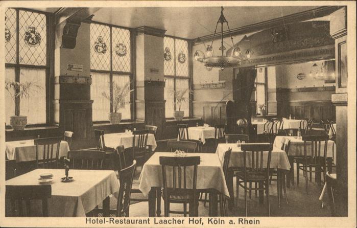 Koeln Rhein Köln Hotel Restaurant Laacher Hof