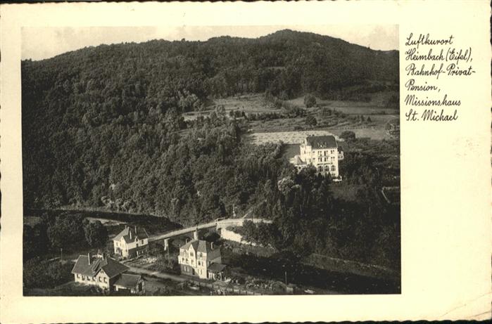 Heimbach Eifel Heimbach Bahnhofprivatpension Missionsh