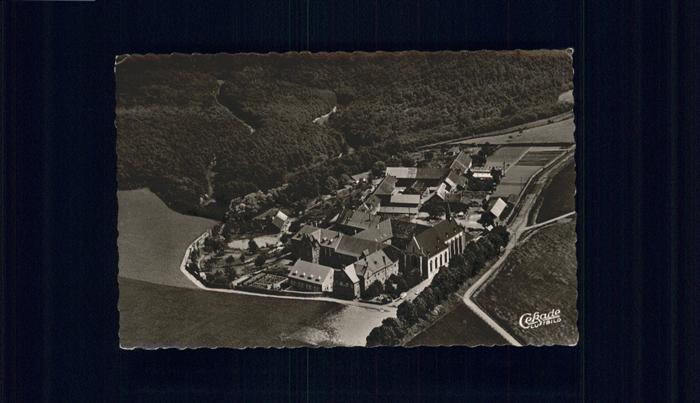 Heimbach Eifel Heimbach Fliegeraufnahme Abtei Mariawal