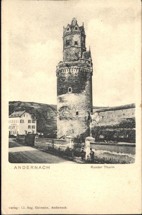 Andernach Rhein Rheinland-Pfalz Runder Turm