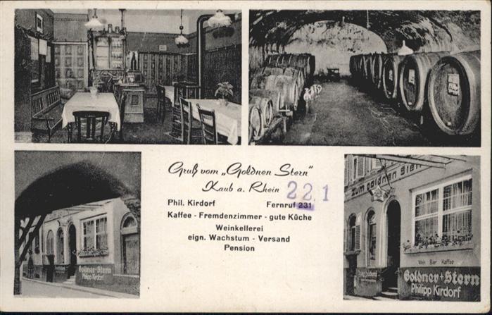 Kaub Gasthaus Goldener Stern