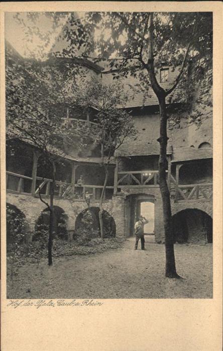 Kaub Hof der Pfalz