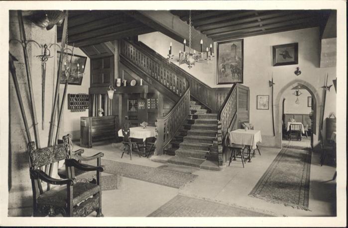 Rothenburg Tauber Rothenburg Hotel Eisenhut Diele