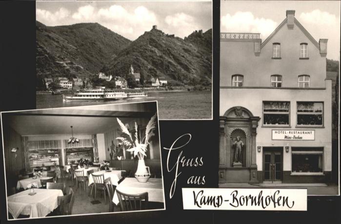 Kamp-Bornhofen Hotel Restaurant Mies-Becker