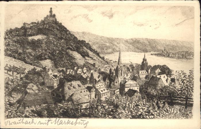 Braubach Rhein Braubach Marksburg
