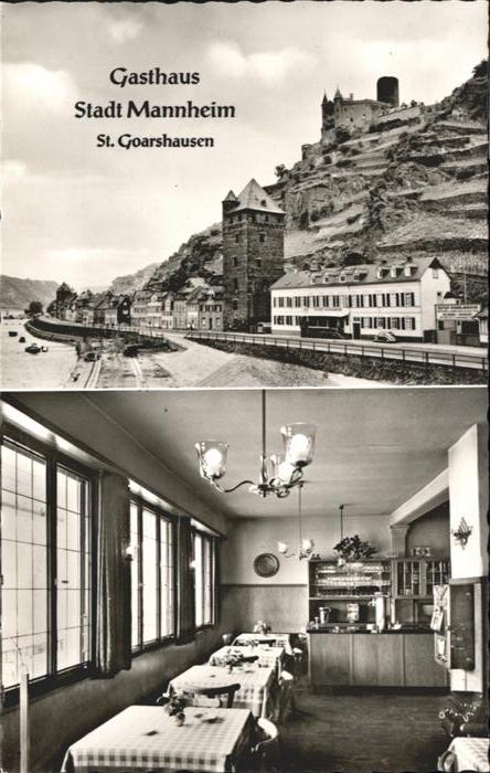 St Goarshausen Gasthaus Stadt Mannheim