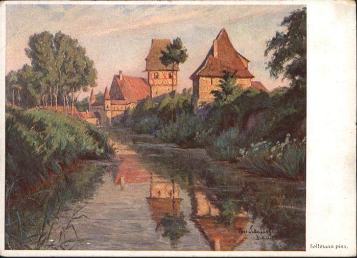 Dinkelsbuehl ach dem Originalgemälde von Paul Sollma