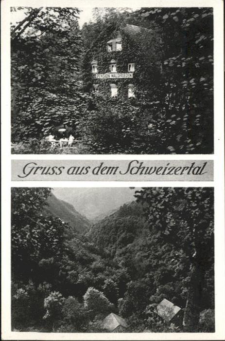 Nievern [?] Restaurant Pension Waldfrieden