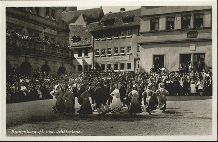 Rothenburg Tauber Rothenburg Schäfertanz