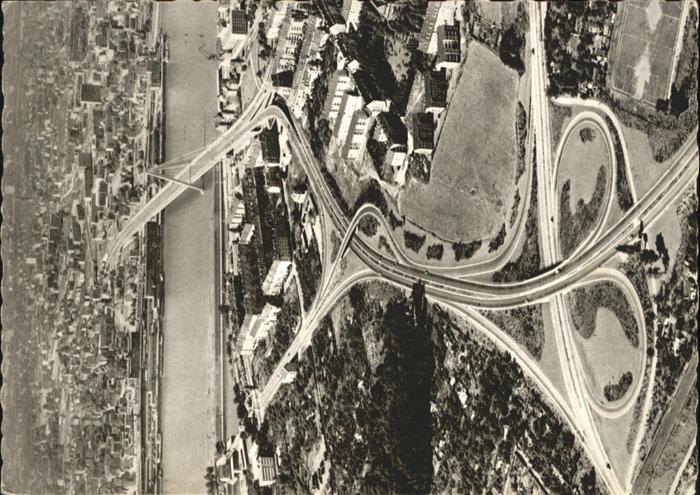 Koeln Rhein Köln Fliegeraufnahme Severinsbrücke x