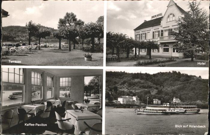 Bad Honnef Rhein Hotel Rolandseck Schiff