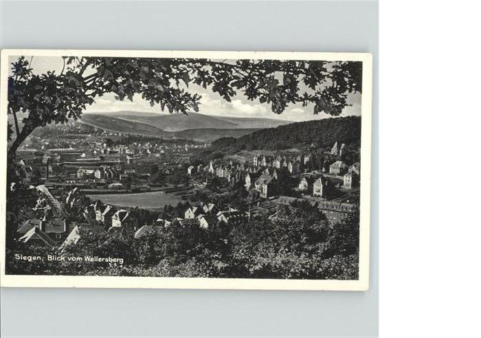 Siegen Westfalen Siegen Vom Wellersberg