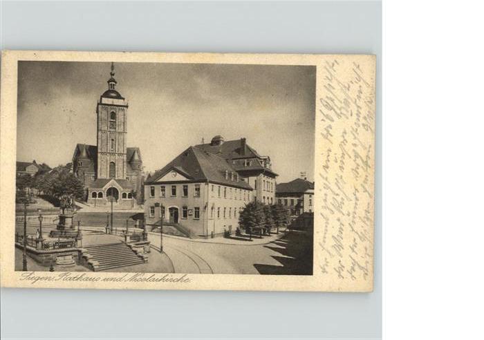 Siegen Westfalen Siegen Rathaus Nicolai Kirche