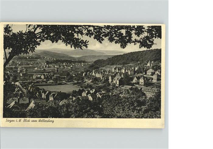 Siegen Westfalen Siegen Vom Wellersberg