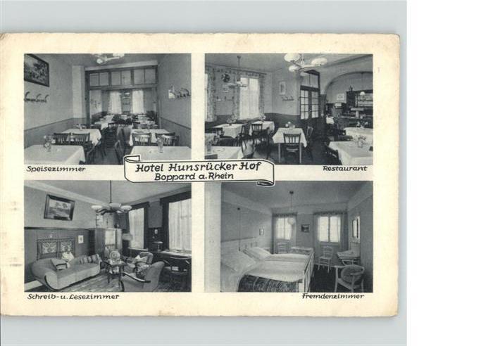 Boppard Rhein Boppard Hotel Hunsrücker Hof