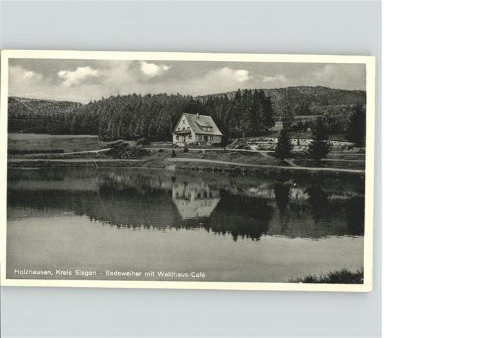 Holzhausen Siegerland Badeweiher Waldhaus Cafe
