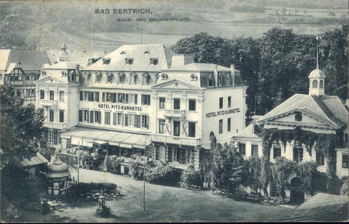 Bad Bertrich Badeplatz Brunnenplatz Hotel Pitz