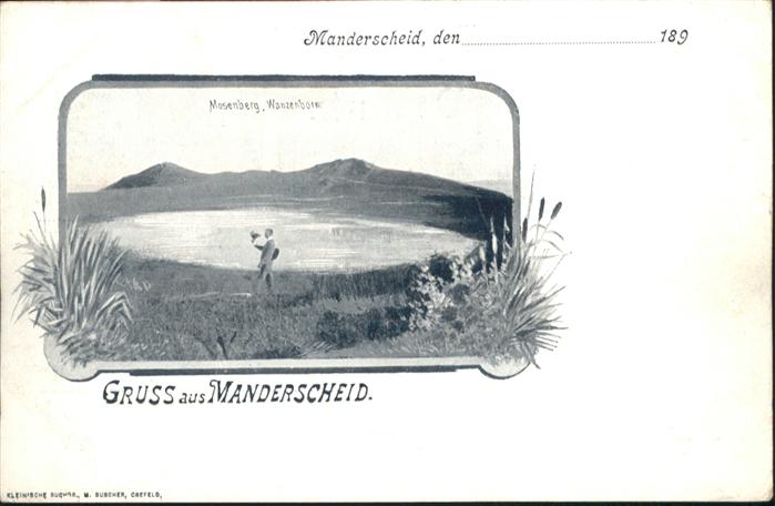 Manderscheid Eifel Manderscheid Mosenberg Wanzenborn