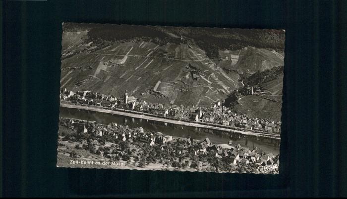 Kaimt Zell Mosel Fliegeraufnahme