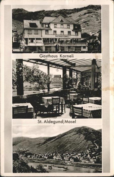 St Aldegund Mosel Gasthaus Korneli