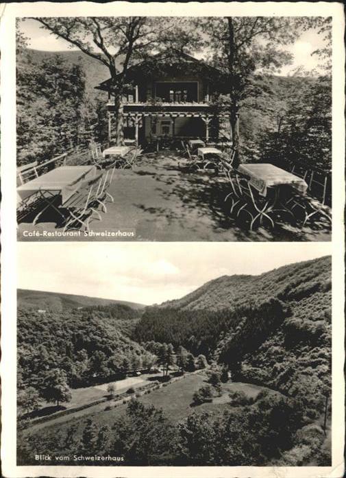 Bad Bertrich Bezirk Koblenz Cafe Restaurant Schweize