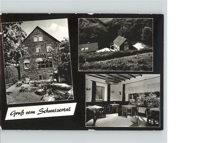 Miellen Schweizertal Restaurant Pension Waldfrieden