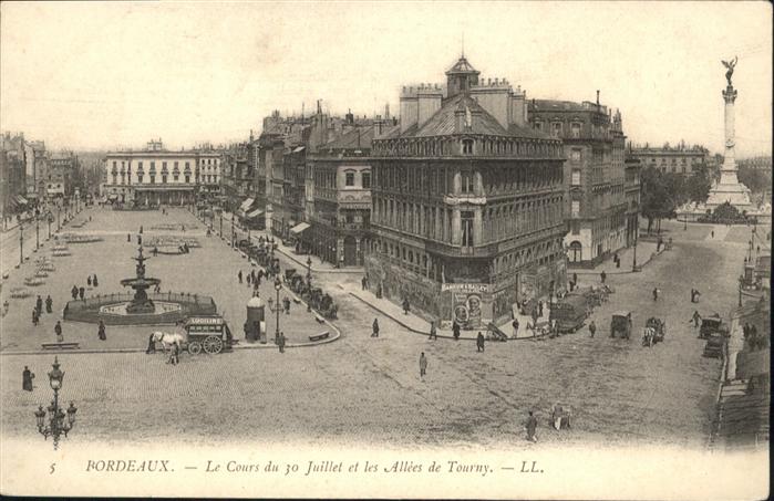 Bordeaux le Cours du 30 Juillet les Allees de To