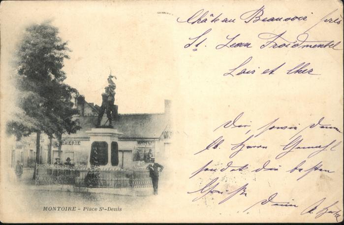 Montoire-sur-le-Loir Montoire Place St Denis