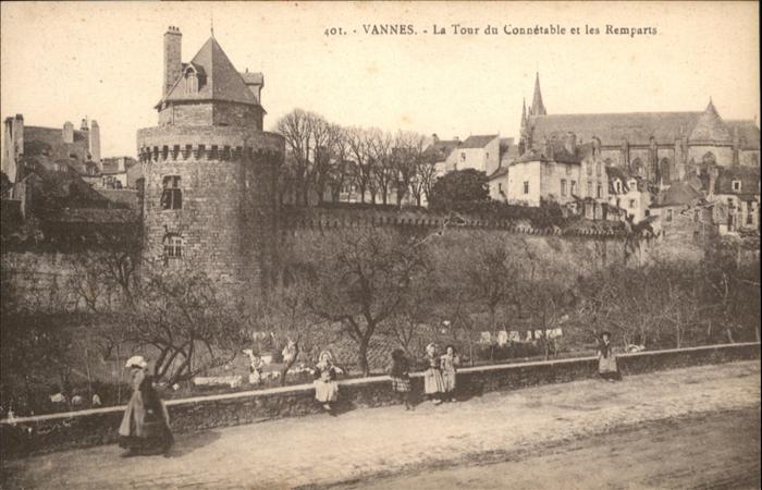 Vannes 56 Vannes la Tour du Connetable les Rempar