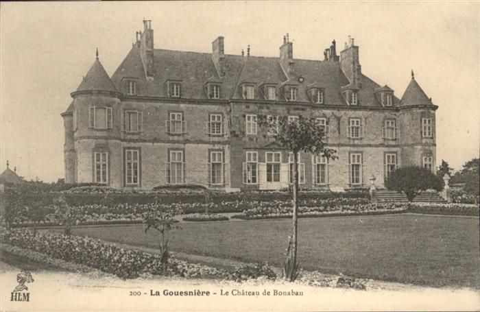 La Gouesniere le Chateau de Bonabau