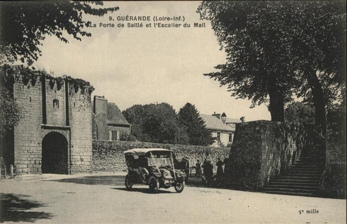 Guerande la porte de Saille Escalier du Mail