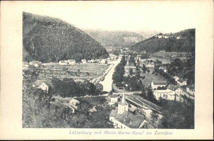 Luetzelburg Lothringen Lützelburg Rhein-Marne-Kanal Zornthal