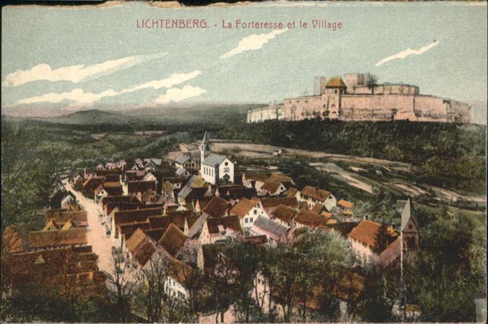 Lichtenberg Erzgebirge Lichtenberg Forteresse Village