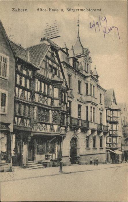 Zabern Saverne Zabern Bürgermeisteramt