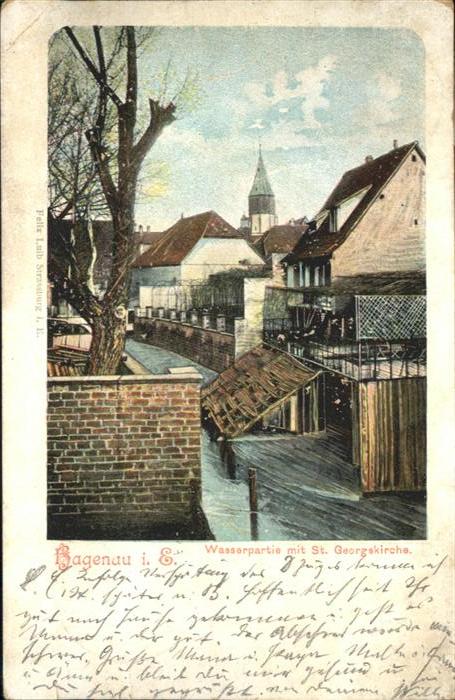 Hagenau Elsass St. Georgskirche