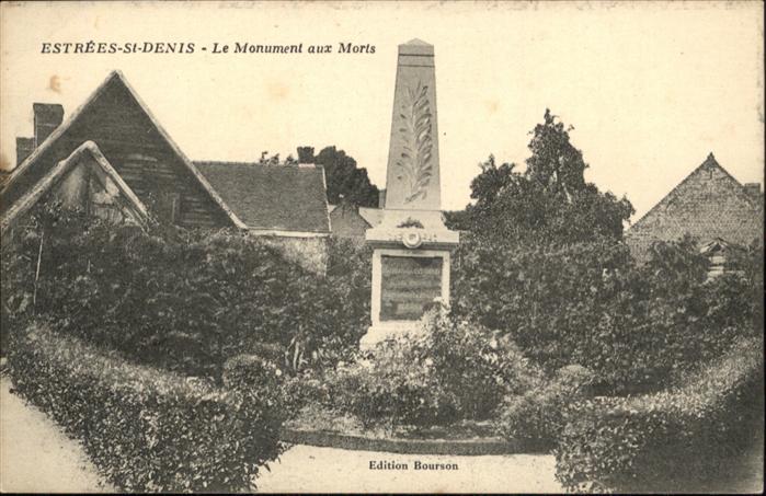 Estrees-Saint-Denis Monument Morts