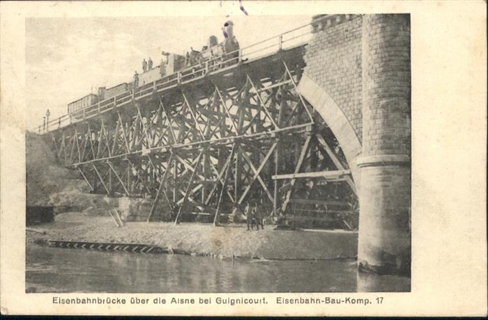 Guignicourt Aisne Eisenbahn Brücke