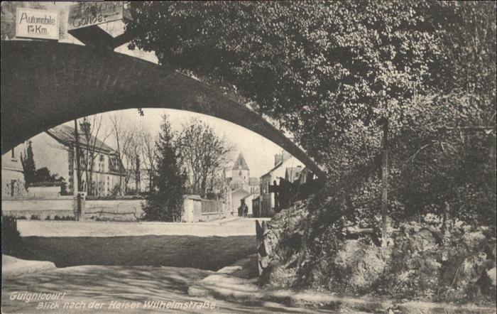 Guignicourt Aisne Kaiser Wilhelmstrasse