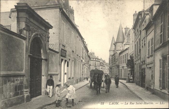 Laon Aisne Laon Rue Saint-Martin